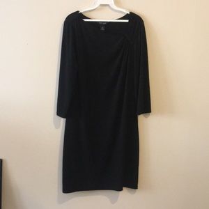 Asymmetrical neckline dress XL